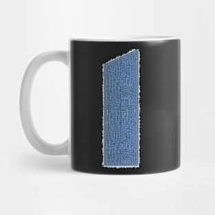 Number 1 Blue Denim Mug